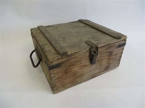 ww2 metal ammunition box|ww2 wooden ammunition box.